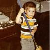 Steve Perri getting an early start in the business at the store on 37 West Congress circa 1971.